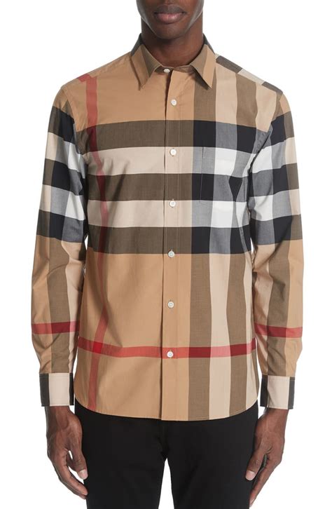 Burberry Windsor Slim Fit Check Sport Shirt 